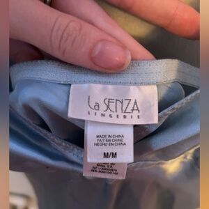 Little blue lingerie dress